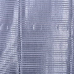 Kuber Industries Shining 2 Pieces Sheer Door Curtains Silk Look Semi Transparent Voile Grommet Elegance Curtains for Living Dining Room, Bedroom Drapes 48 x 84 Inch Long, (Grey) - CTKTC040554
