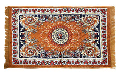 Kuber Industries 4 x2 Feet Superfine Velvet Carpet|Rug|Living Room|Bedroom|Hall (Orange), Standard (HS_36_KUBMART018362)