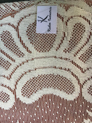 Kuber Industries 6 Piece Cotton Sofa Cover Set - Cream