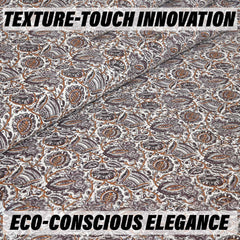 Heart Home Double Bedsheet with 2 Pillow Covers | 160 TC Premium Cotton Bedsheet for Double Bed | Bedsheet for Living Room-Home & Hotels | Dezier Bell Print | 90x108 Inch | Purple