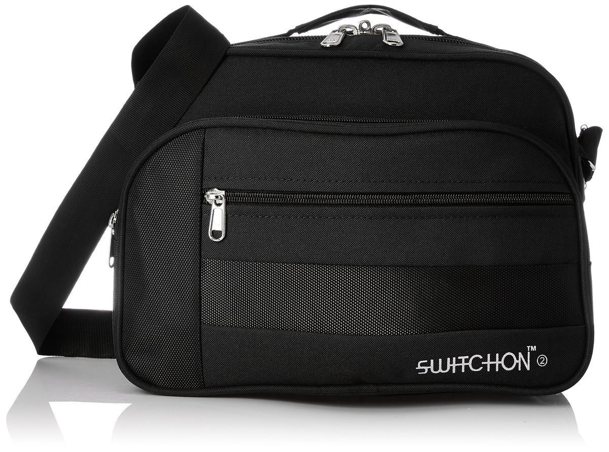 Kuber Industries Canvas 34 cms Black Men's Sling Bag(TRAVELDUFFLE0022)