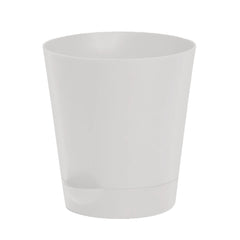 Heart Home Plastic Titan Pot|Garden Container for Plants & Flowers|Self-Watering Pot with Drainage Holes,6 Inch,Pack of 3 (White)