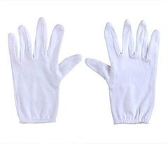Kuber Industries Cotton 2 Piece Hand Gloves Set - White