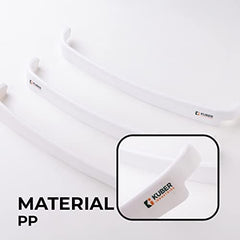 Kuber Industries Towel Hanger for Bathroom|Wall Mounted Cloth Hanger|Multipurpose Cloth & Napkin Holder|Premium PP Material|Self-Adhesive DIY Installation|Bathroom & Kitchen Organizer|Pack of 3|White