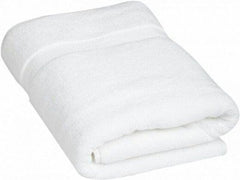 Kuber Industries 5 Piece 500 GSM Cotton Bath Towel Set - White,KITOWEL021