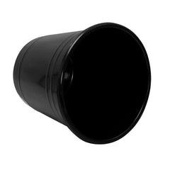 Heart Home Plastic Dustbin|Portable Garbage Basket & Round Trash Can for Home,Kitchen,Office,College,5 Ltr,Pack of 2 (Black)