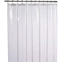 Kuber Industries 0.30mm PVC AC Transparent Curtain (White, Width-54 X Height-84 Inches, 7 Feet, KI17826, Model: Curtain4970)