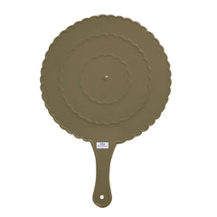 Heart Home Plastic Lightweight Handfan|Hath Pankha|Beejna for Natural Cooling Air Home Decor and Travel Useful, Pack of 2 (Gray)