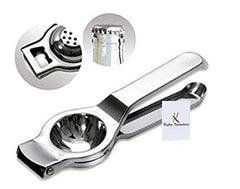 Kuber Industries L06 Stainless Steel Lemon Squeezer with Bottle Opener, Multicolor, Standard (GLASS06)