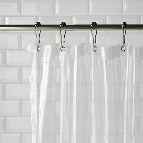 Kuber Industries 0.30mm PVC AC Transparent Curtain (White, Width-54 X Height-84 Inches, 7 Feet, KI17826, Model: Curtain4970)
