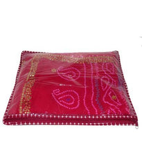 Kuber Industries 6 Piece Rexine Saree Cover Set, Maroon