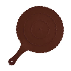 Kuber Industries Plastic Lightweight Handfan|Hath Pankha|Beejna for Natural Cooling Air Home Decor and Travel Useful, Pack of 6 (Brown)