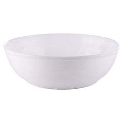 Kuber Industries Bowls|Plastic Dishwasher Safe Bowl|Serving Bowls|Bowls for Kitchen|Microwave Safe Bowls for Salad|Soup|Pasta|1500 ML|Pack of 6 (White)