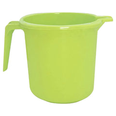 Kuber Industries Square Large Plastic Bathroom Mug, 2 Litre- Pack of 2 (Green)-50KM0849