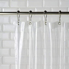 Kuber Industries 0.30mm PVC AC Transparent Curtain (White, Width-54 X Height-84 Inches, 7 Feet, KI17826, Model: Curtain4970)