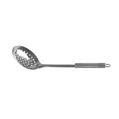 Heart Home Multiuses Serving & Cooking Stainless Steel Skimmer (Silver)