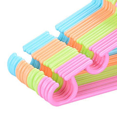 Kuber Industries Exclusive Plastic 5 Pieces Baby Hanger Set for Wardrobe (Yellow) -CTLTC39141