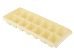 Heart Home Plastic Ice Cube Tray Set with 14 Section- Pack of 6 (Cream & Green)-HS43HEARTH25783