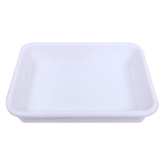 Kuber Industries Storage Tray|Versatile Plastic Storage Organizer|Rectangular Tray for Kitchen Storage|Storage Tray for office|Exel Tray 555|Pack of 3 (Multicolor)