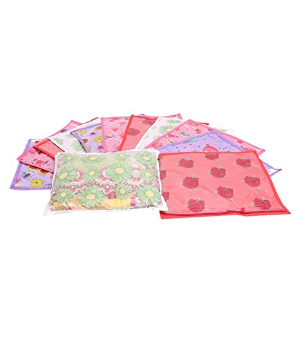 Kuber Industries 12 Piece Non Woven Single Saree Cover (KI0053222)