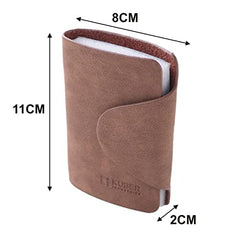 Heart Home Card Holder Wallet For Men Women|Debit Credit Card Holder|Wallet For Id, Visiting Card, Buisness Card|Button Closure Holder|Coffee