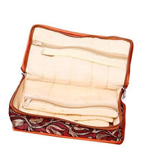 Kuber Industries Designer Brocade Jewellery Kit