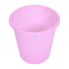 Heart Home Plastic Dustbin|Portable Garbage Basket & Round Trash Can for Home,Kitchen,Office,College,10 Ltr.(Pink)