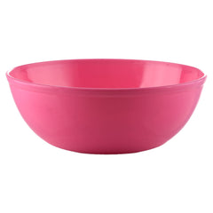 Kuber Industries Bowls|Plastic Dishwasher Safe Bowl|Serving Bowls|Bowls for Kitchen|Microwave Safe Bowls for Salad|Soup|Pasta|2000 ML|Pack of 2 (Pink)