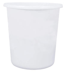 Kuber Industries Plastic Open Dustbin, Garbage Bin For Home, Kitchen, Office, 5Ltr.- Pack of 4 (White)-47KM01059