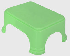 Kuber Industries 4 Pieces Plastic Bucket, Stool, Mug & Tub Set (Green)