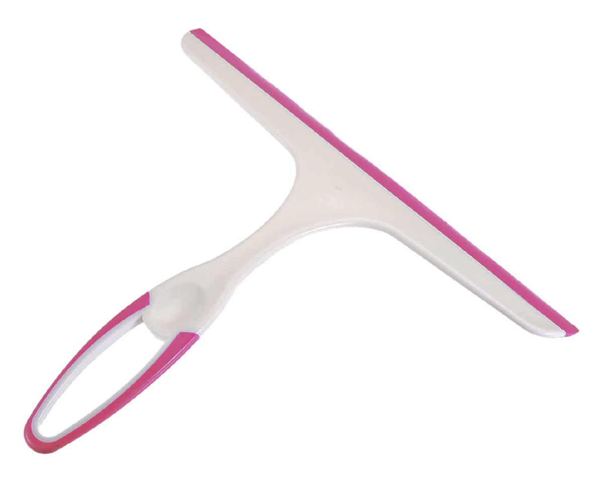 Kuber Industries Kitchen Wiper|Plastic Kitchen Table Platform Wiper Ideal for Windows, Glass & Car Windshield (Pink)