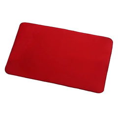 Heart Home Microfiber Reversible Dish Drying Mat with Absorbent Parity for Kitchen 19"x 15"(Red)