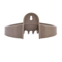 Kuber Industries Soap Holder|Sink Soap Holder|Plastic Wall Mounted Soap Holder|Oval Shape Self Draining Soap Dish for Bathroom|Pack of 3 (Brown)
