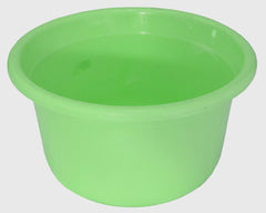 Heart Home 2 Pieces Plastic Bucket & Tub Set (Green)
