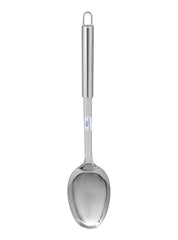 Heart Home Spoon|Stainless Steel Cooking Spoon|Serving Spoon|Kitchen Spoon|Nonstick Chamach for Kitchen|7 cm|Pack of 3 (Silver)