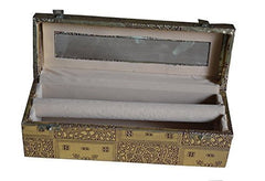 Kuber Industries Wooden Single Roll Bangle Box, Golden