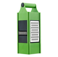 Kuber Industries Plastic 4 in 1 Vegetable Slicer/Potato Chips Maker Grater with 4 Sides Vegetable Choppers-Potato Chips Maker Vegetable Potato Slicer and Smooth Grip (Multi)-KUBMART10209