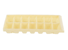 Heart Home BPA Free Easy Release Ice Cube Tray/Bin/Box Set with 14 Section- Pack of 12 (Cream & Green & Blue)-HS43HEARTH25818