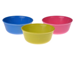 Kuber Industries Bowls|Plastic Dishwasher Safe Bowl|Serving Bowls|Bowls for Kitchen|Microwave Safe Bowls for Salad|Soup|Pasta|500 ML|Pack of 6 (Multicolor)