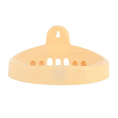Heart Home Soap Holder|Sink Soap Holder|Plastic wall Mounted Soap Holder|Oval Shape Self Draining Soap Dish for Bathroom|Pack of 2 (Cream)