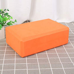 Homestic High-Density Yoga Block|Lightweight & Portable Yoga Brick|Improve Strength & Flexibility (Orange)