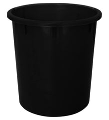 Kuber Industries Plastic Dustbin|Solid Color & Durable Plastic|Round Shape, Capicity 5 Ltr (Black)-47KM01030