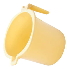 Kuber Industries Square Large Plastic Bathroom Mug, 2 Litre- Pack of 2 (Cream)-50KM0843