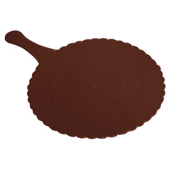 Kuber Industries Plastic Lightweight Handfan|Hath Pankha|Beejna for Natural Cooling Air Home Decor and Travel Useful, Pack of 6 (Brown)