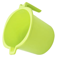 Kuber Industries Square Large Plastic Bathroom Mug, 2 Litre- Pack of 2 (Green)-50KM0849