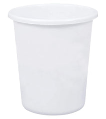 Kuber Industries Plastic Open Dustbin, Garbage Bin For Home, Kitchen, Office, 5Ltr.- Pack of 4 (White)-47KM01059