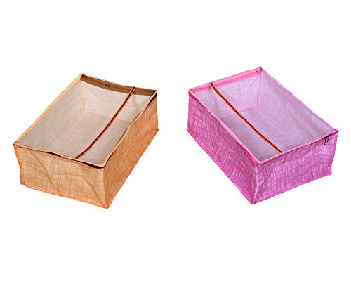 Kuber Industries 2 Piece Non Woven Saree Cover Set (KUB568)