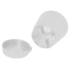 Heart Home Plastic Titan Pot|Garden Container for Plants & Flowers|Self-Watering Pot with Drainage Holes,6 Inch,Pack of 3 (White)