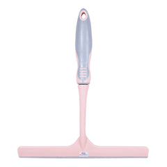 Heart Home Kitchen Wiper|Plastic Kitchen Slabs Wiper|Wiper for Cleaning Slabs with Detachable Handle|Ideal for Windows|Glass & Car Windshield (Pink)
