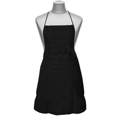 Heart Home Apron & Cooking Cap Set for Cooking, Baking, Party Favors, Home Kitchen, Restaurant, Set of 2 (Black)-50HH01019